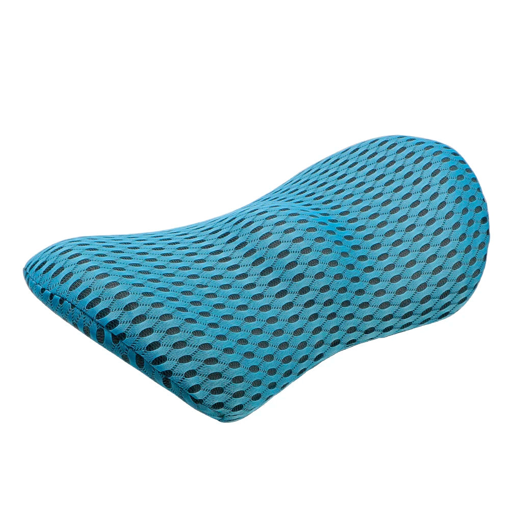 Korper™ Lumbar Support Pillow - Orthopedic Memory Foam - Mesh Back Support Car Cushion