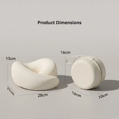 Korper™ Travel Neck Pillow - Ergonomic Memory Foam with Carrying Case