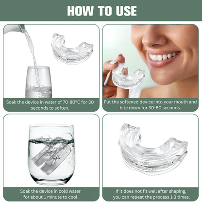 Korper™ Adjustable Anti-Snoring Mouthpiece - Custom Moldable Night Guard