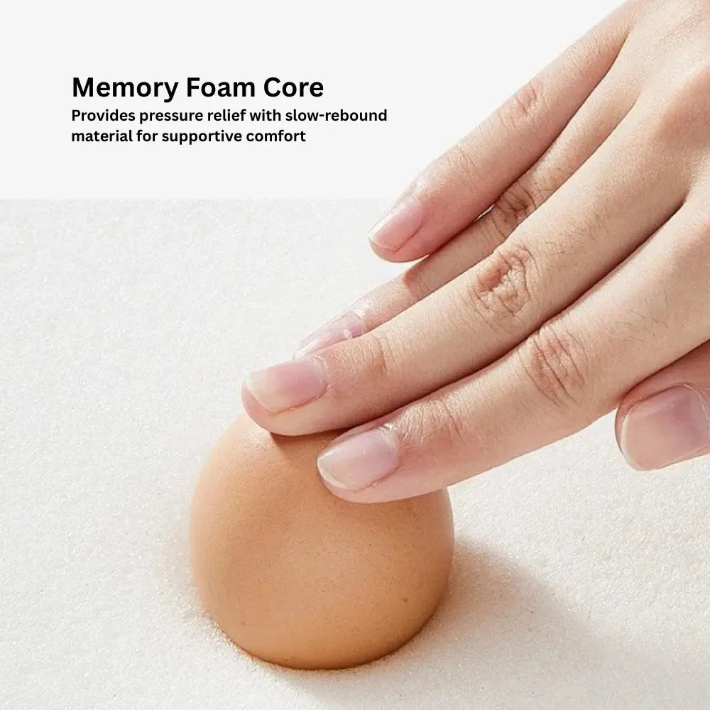 Korper™ Travel Neck Pillow - Ergonomic Memory Foam with Carrying Case