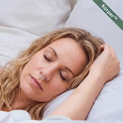 Korper™ Anti Snoring Nose Clip - Reusable Nasal Dilator for Better Airflow