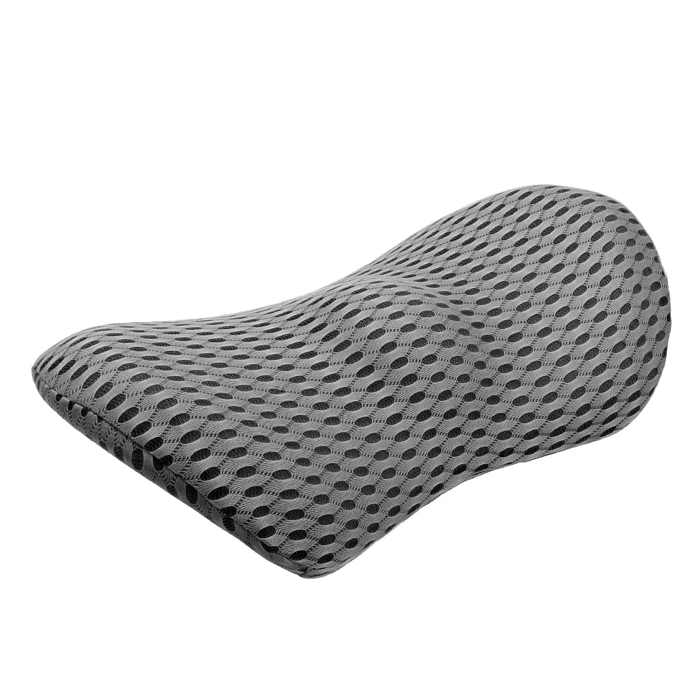 Korper™ Lumbar Support Pillow - Orthopedic Memory Foam - Mesh Back Support Car Cushion