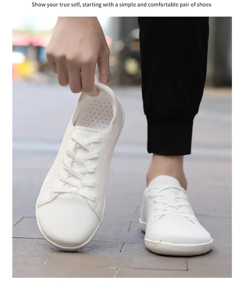 Korper™ Casual Style Wide Toe Box Barefoot Shoes Unisex | Relieve Foot Pain