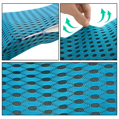 Korper™ Lumbar Support Pillow - Orthopedic Memory Foam - Mesh Back Support Car Cushion
