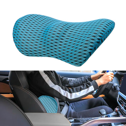 Korper™ Lumbar Support Pillow - Orthopedic Memory Foam - Mesh Back Support Car Cushion