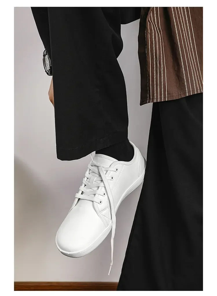 Korper™ Leather Optic Wide Toe Box Barefoot Shoes Unisex | Relieve Foot Pain