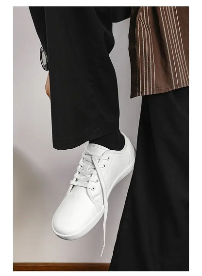 Korper™ Leather Optic Wide Toe Box Barefoot Shoes Unisex | Relieve Foot Pain