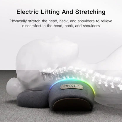 Korper™ Orthopedic Neck Massage Pillow - Cervical Stretcher - Heating Vibration