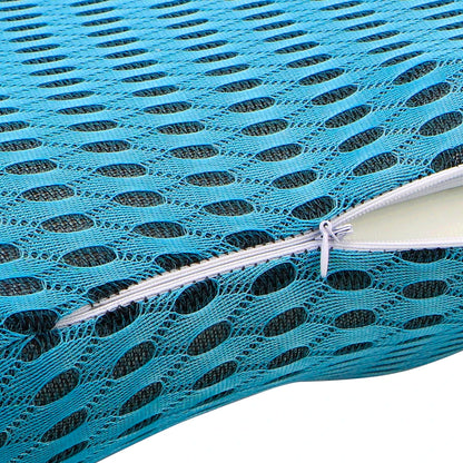 Korper™ Lumbar Support Pillow - Orthopedic Memory Foam - Mesh Back Support Car Cushion