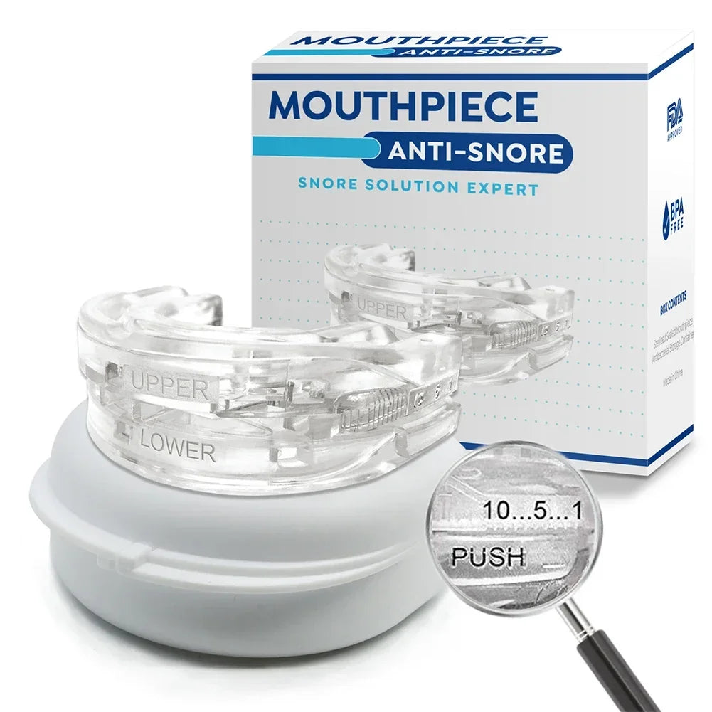 Korper™ Adjustable Anti-Snoring Mouthpiece - Stop snoring Instantly