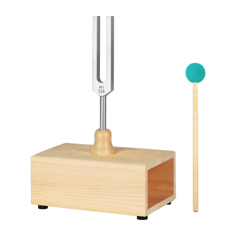 Korper™ Therapeutic Tuning Fork - With Resonant Box - Sound Therapy Meditation and Relaxation