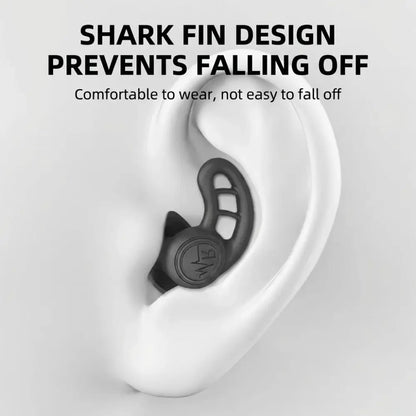 Korper™ 3-Layer Silicone Earplugs for Sleeping  - Reusable Noise Reduction Plugs for Sleeping, Focus & Travel