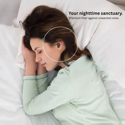 Korper™ 3-Layer Silicone Earplugs for Sleeping  - Reusable Noise Reduction Plugs for Sleeping, Focus & Travel