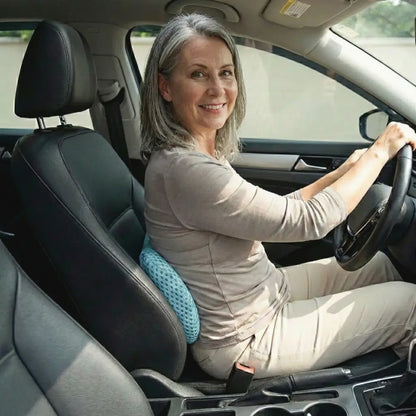 Korper™ Ergonomic Lumbar Support Pillow - Memory Foam with Mesh Cover